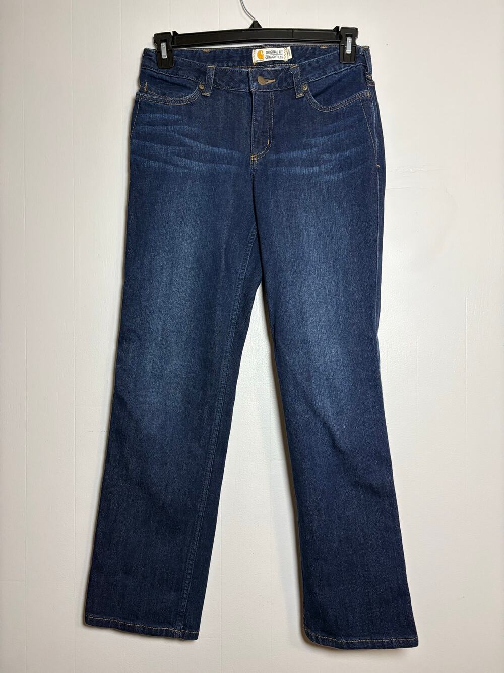 Carhartt 6 Short Blaine Denim Just Below Waist Blue Jeans